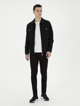 شلوار جین جذب مردانه مشکی پیرکاردین