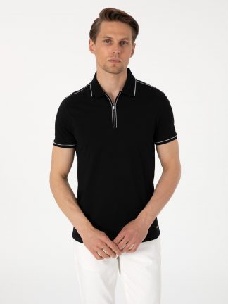 پولوشرت مردانه مشکی پیرکاردین