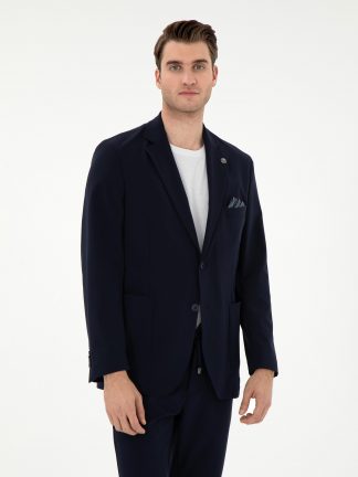 کت مردانه سرمه ای پیرکاردین