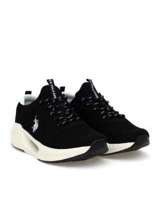 کفش ورزشی زنانه مشکی یو اس پولو