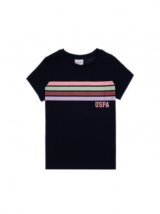 تی شرت دخترانه سرمه ای یو اس پولو