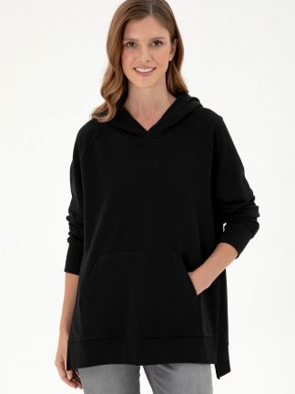 هودی زنانه مشکی یو اس پولو