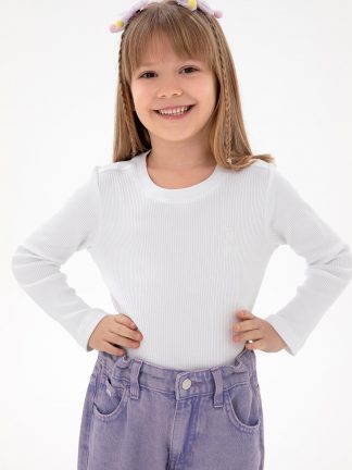 سویشرت دخترانه سفید یو اس پولو