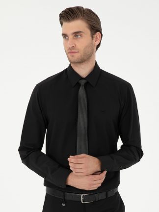 پیراهن رسمی مردانه مشکی پیرکاردین