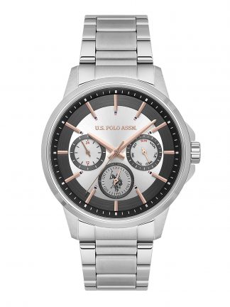 ساعت مچی مردانه خاکستری یو اس پولو