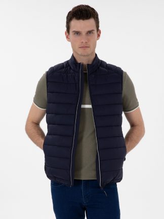 جلیقه ورزشی مردانه سرمه ای پیرکاردین