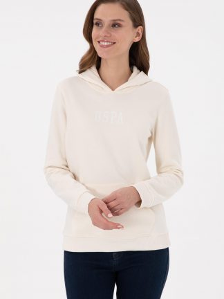 هودی زنانه کرم یو اس پولو