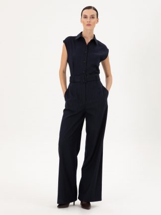 سرهمی زنانه سرمه ای پیرکاردین