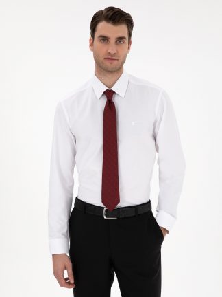 پیراهن رسمی مردانه سفید پیرکاردین