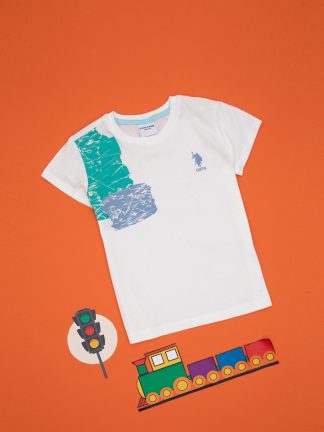 تی شرت پسرانه بژ یو اس پولو