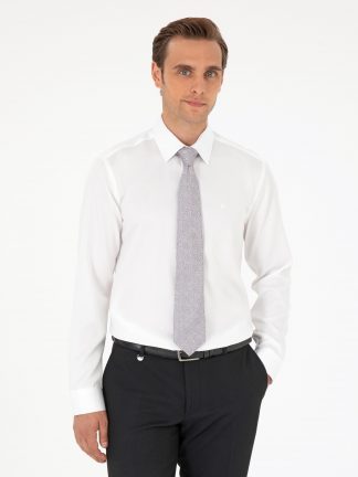 پیراهن رسمی مردانه سفید پیرکاردین