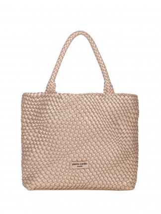 کیف دوشی زنانه طلایی پیرکاردین