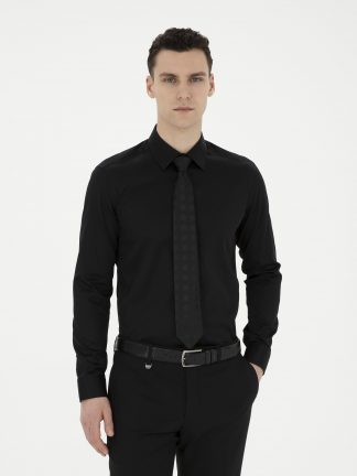 پیراهن رسمی مردانه مشکی پیرکاردین