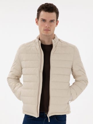 کاپشن مردانه طوسی پیرکاردین