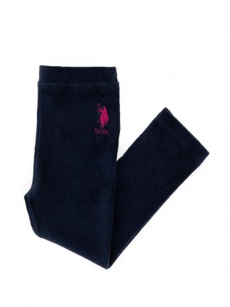 شلوار راحتی نوزاد دختر سرمه ای یو اس پولو