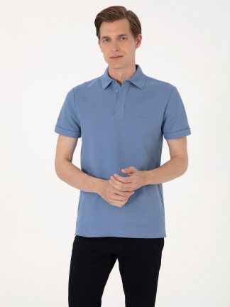 پولوشرت مردانه آبی پیرکاردین