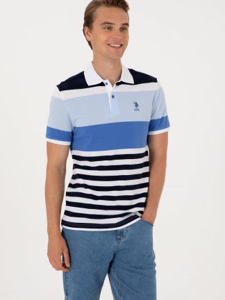 پولوشرت مردانه نیلی یو اس پولو