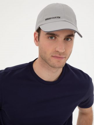 کلاه کپ مردانه خاکستری روشن پیرکاردین