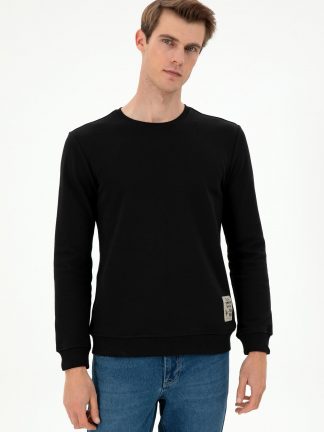 سویشرت مردانه مشکی یو اس پولو