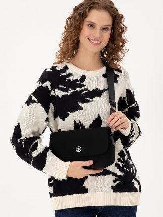 کیف زنانه مشکی یو اس پولو