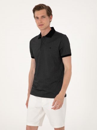 پولوشرت مردانه مشکی پیرکاردین