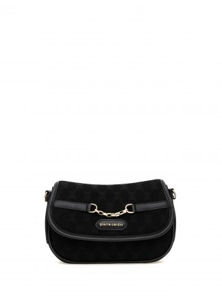 کیف دوشی زنانه مشکی پیرکاردین