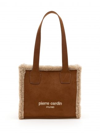 کیف دوشی زنانه قهوه ای پیرکاردین