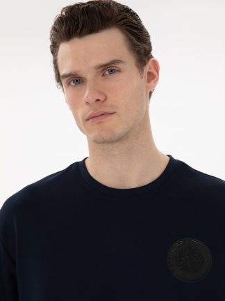 تی شرت مردانه سرمه ای پیرکاردین