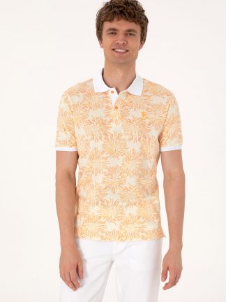 پولوشرت مردانه خربزه ای یو اس پولو