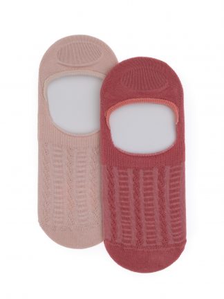 جوراب زنانه صورتی تیره یو اس پولو