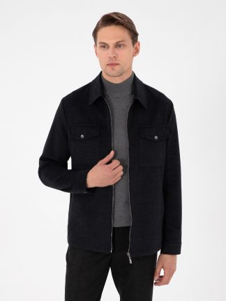 کت مردانه خاکستری تیره پیرکاردین