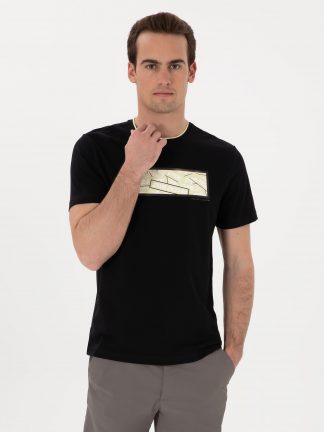 تی شرت مردانه مشکی پیرکاردین