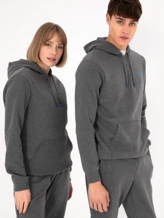 هودی مردانه خاکستری تیره یو اس پولو