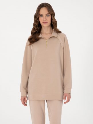 سویشرت زنانه بژ پیرکاردین