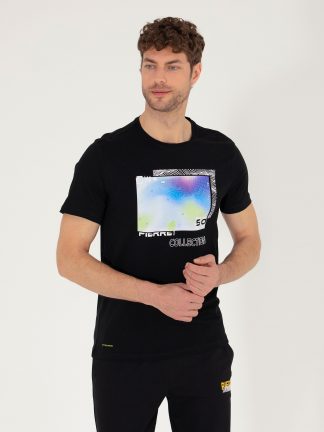 تی شرت مردانه مشکی پیرکاردین