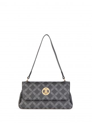 کیف دوشی زنانه مشکی پیرکاردین