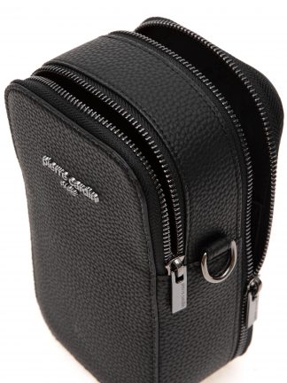 کیف مسنجر مردانه مشکی پیرکاردین