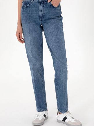 شلوار جین راسته زنانه آبی روشن یو اس پولو