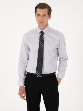 پیراهن رسمی مردانه خاکستری پیرکاردین