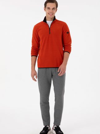 شلوار راحتی مردانه خاکستری تیره یو اس پولو