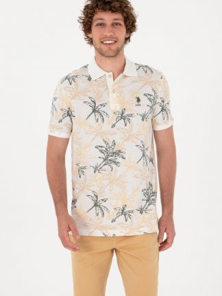 پولوشرت مردانه سفید یو اس پولو