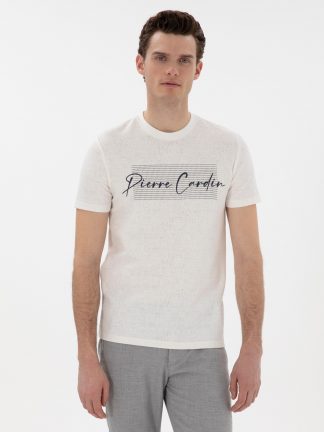 تی شرت مردانه بژ پیرکاردین