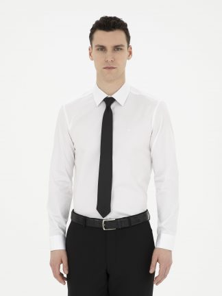 پیراهن رسمی مردانه سفید پیرکاردین