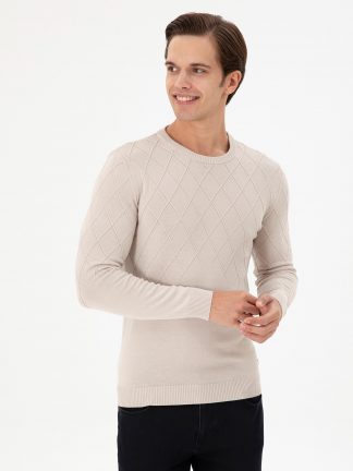 پلیور مردانه طوسی یو اس پولو