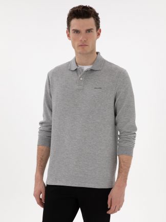 سویشرت مردانه خاکستری پیرکاردین