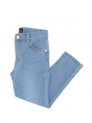 شلوار جین دخترانه آبی روشن یو اس پولو