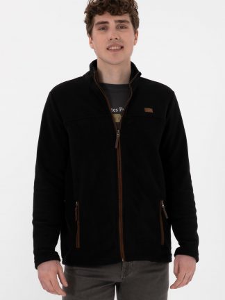 ژاکت مردانه مشکی یو اس پولو