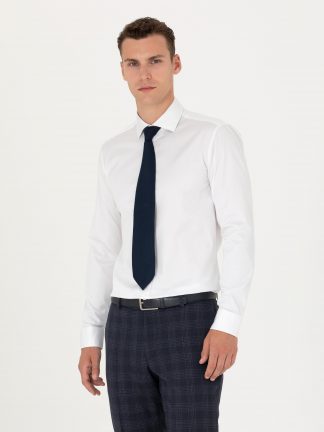 پیراهن رسمی مردانه سفید پیرکاردین