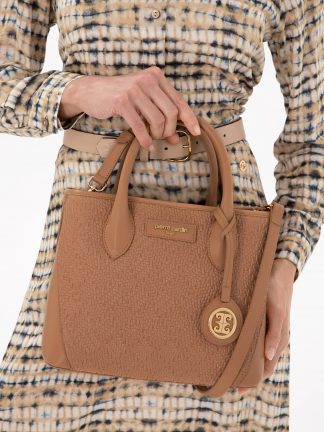 کیف دوشی زنانه شتری پیرکاردین