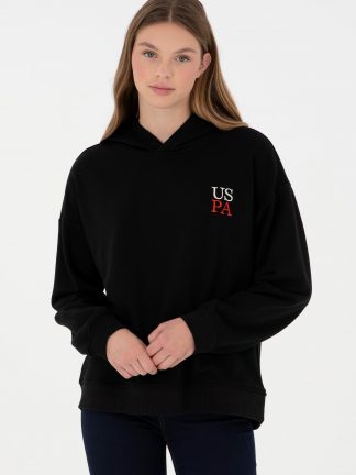 هودی زنانه مشکی یو اس پولو